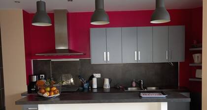 GRAND APPARTEMENT 100 M2 RDC 300M DE LA PLAGE AVEC PARKING GRATUIT