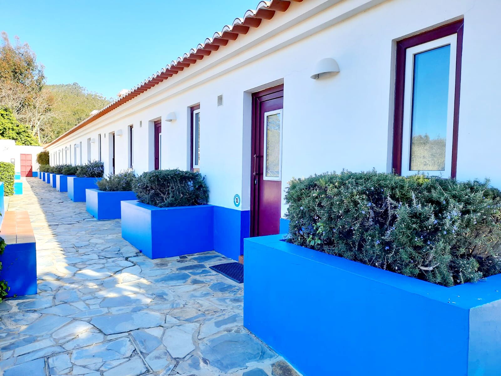 Fassade der Unterkunft