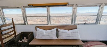 The Nowhere Bus · Off-Grid, Stargazing, Nic Cage Themed School Bus