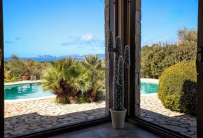 Outdoor pool - Villa Malaya sea view, with depandance, two pools for 18 people (Alghero)