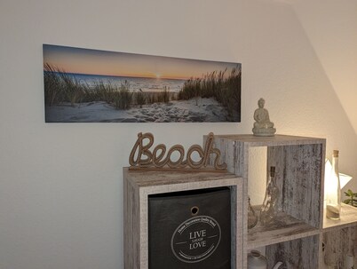 Vacation apartment near the beach with sea view