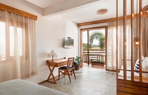 Chambre Luxe | Bureau, espace de travail pour ordinateur portable, Wi-Fi gratuit