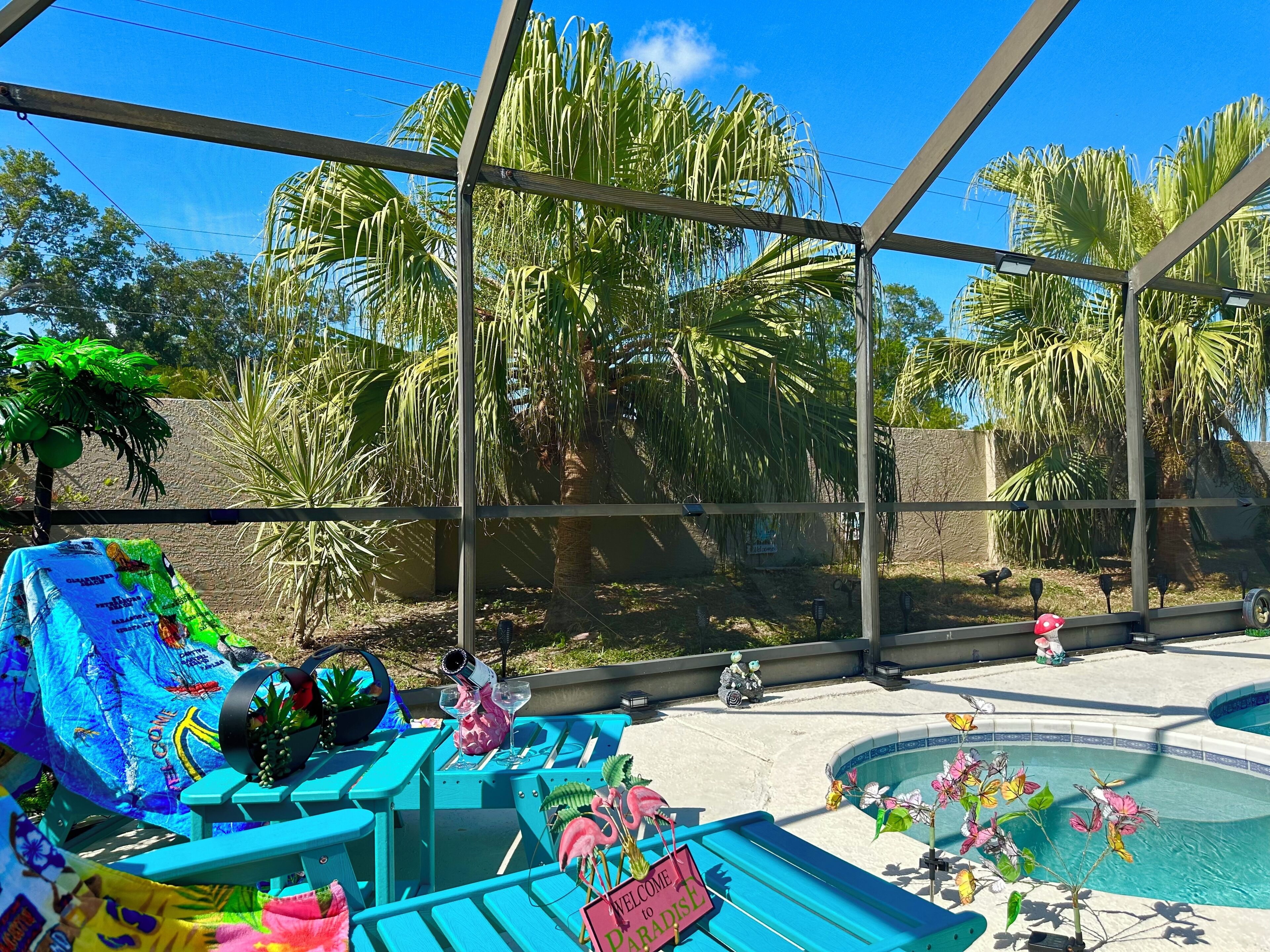 Retreat Home W/ Heated Pool, 10 Min to The Beach