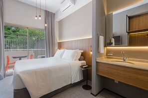 Studio Casal | Hypo-allergenic bedding, minibar, free WiFi - Charlie Girassol Vila Madalena (São Paulo)