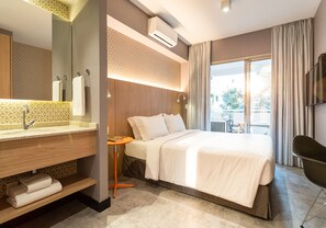 Studio Casal | Hypo-allergenic bedding, minibar, free WiFi - Charlie Girassol Vila Madalena (São Paulo)