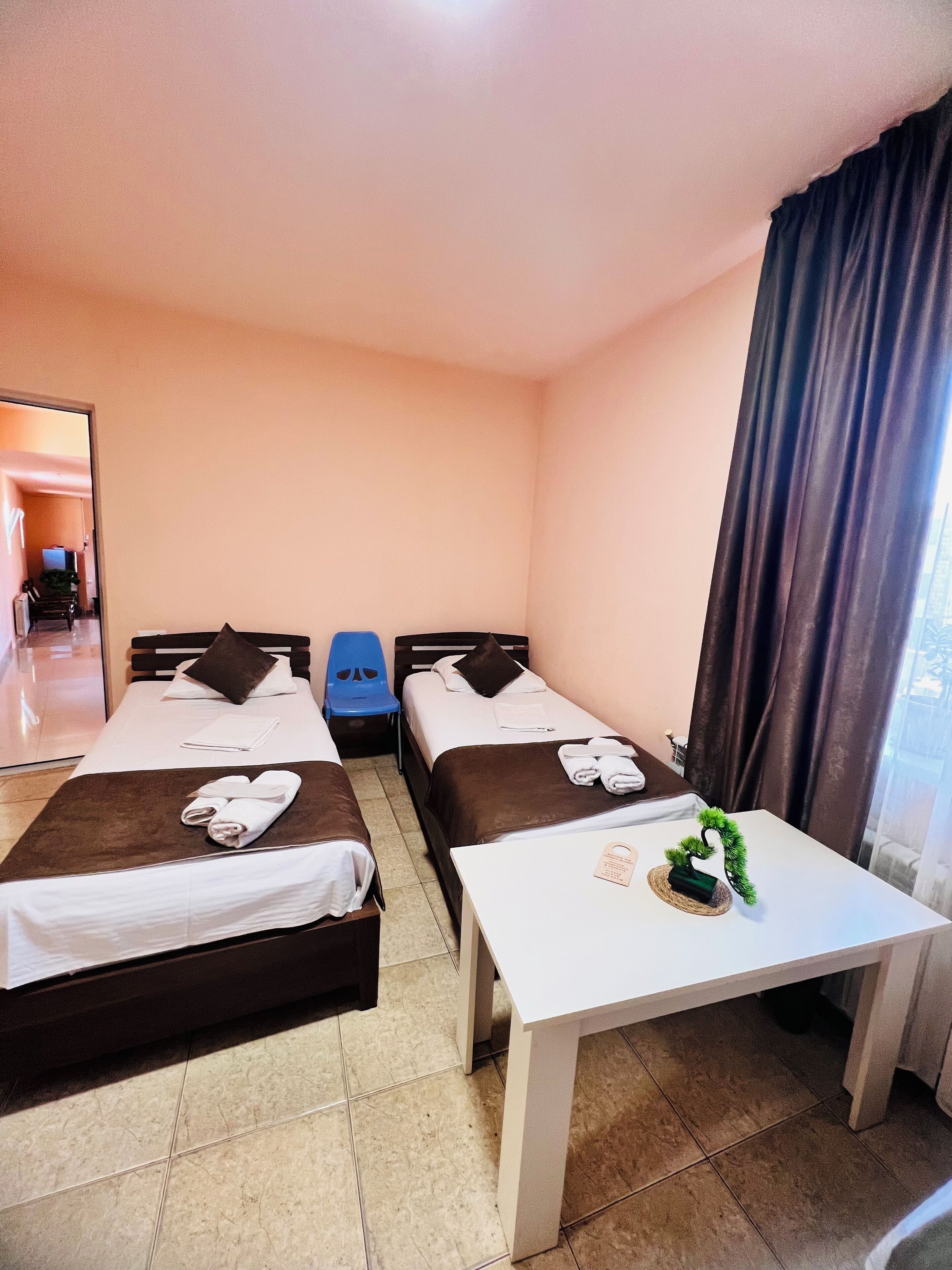 elite triple room | desk, blackout curtains, iron/ironing board, free wifi