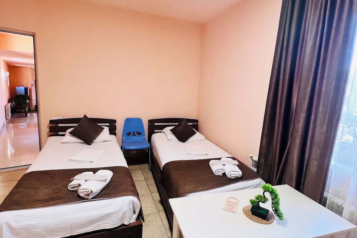 elite triple room | desk, blackout curtains, iron/ironing board, free wifi