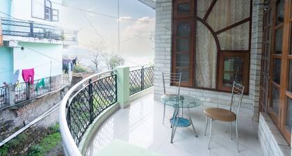 A modern and independent house Near Shimla. Sunset view