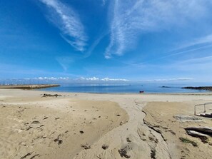 On the beach