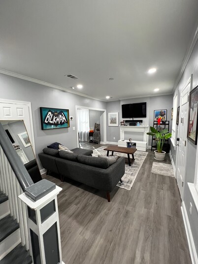 Artsy 3-Bedroom Home with Free Tesla Charger