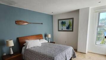 4 bedrooms, iron/ironing board, travel crib, WiFi