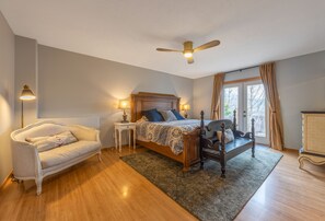 2 bedrooms, iron/ironing board, travel crib, WiFi