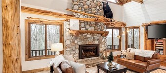 Private 13-Acre Cabin | Hot Tub | Game Room | Sleeps 16