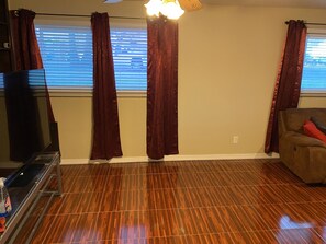 Smart TV, DVD player, stereo