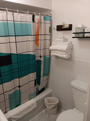 Family Double Room, 1 Bedroom | Bathroom | Hair dryer, towels