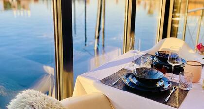 Hausboot inkl. Motorboot, Ostsee, Heiligenhafen, Meerblick, privater Terrasse und WLAN