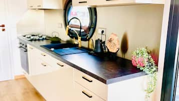 Kühlschrank, Ofen, Herdplatte, Geschirrspüler