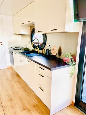 Frigorífic, forn, placa de cuina i rentaplats 