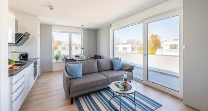 Villa 15 Penthouse "ankerplatz 2" - Modernes Penthouse mit Sonnenterrasse und Blick zu Schloß