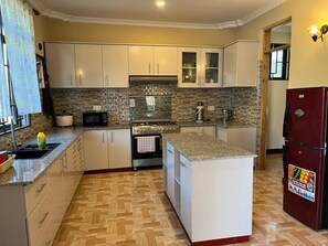 Réfrigérateur grande capacité avec congélateur, four à micro-ondes