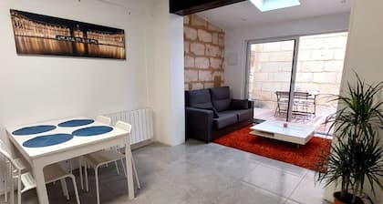 Appartement 2 pieces avec jardin