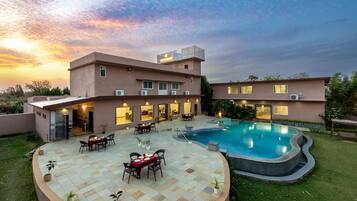 Overnatningsstedets facade