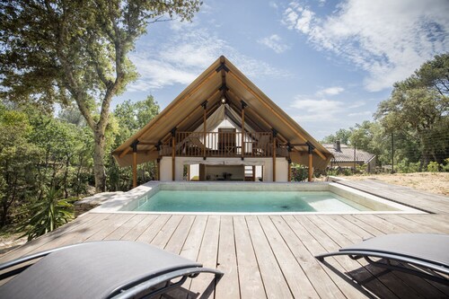 Family gite up to 7P with heated swimming pool