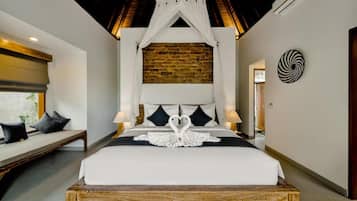 Vila Premier | 1 kamar tidur, minibar, brankas, dan didekorasi berbeda-beda