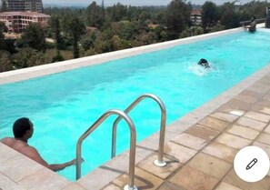An infinity pool