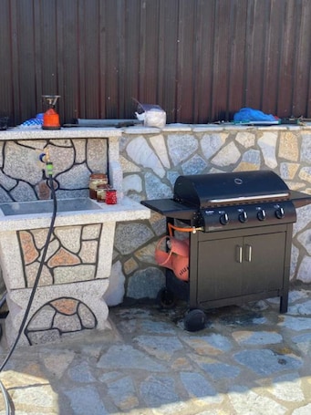 Terrace/patio. Handicap Accessible Full Cottage with all amenities.