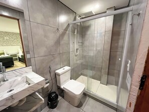 Ducha, cabezal de ducha tipo lluvia, artículos de tocador gratuitos