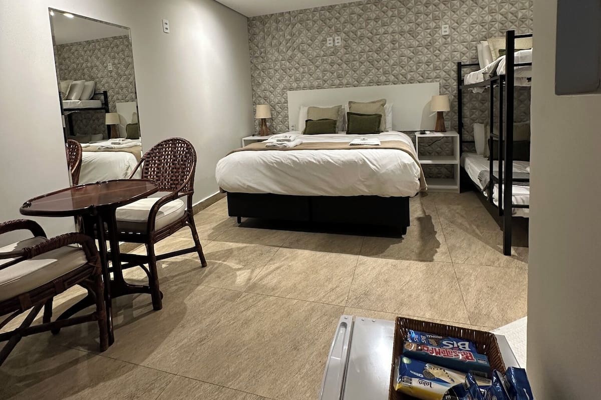 Standard Quadruple Room | Premium bedding, minibar, desk, laptop workspace