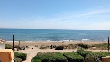 Aan het strand