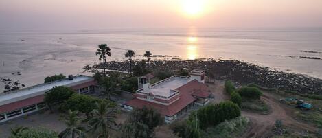 Façade de l’hébergement