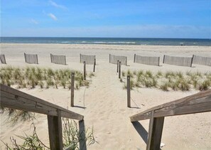 On the beach