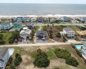 Exterior - Hobbs Realty - Have "Reel Good Times" in this dream home with a private heatable swimming pool! (Holden Beach)
