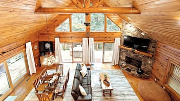 Smart-TV, Kamin, Videospielkonsole, DVD-Player