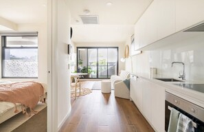 1 間睡房、熨斗/熨衫板、可攜式嬰兒床、免費 Wi-Fi