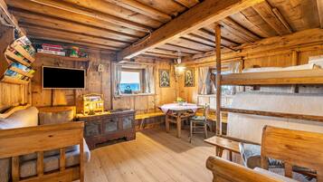 Fernseher, Kamin