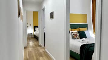 Apartamento familiar | 2 dormitorios, ropa de cama de alta calidad, edredones de plumas