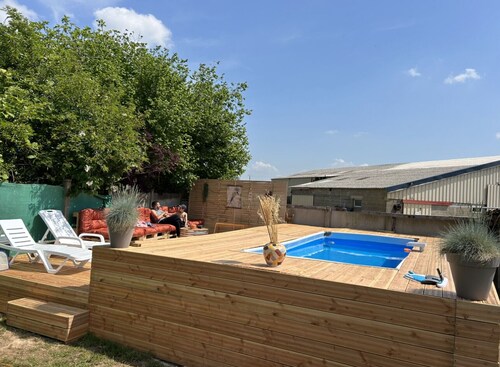 magnificent country house "La Vieille Dame" in Mayenne