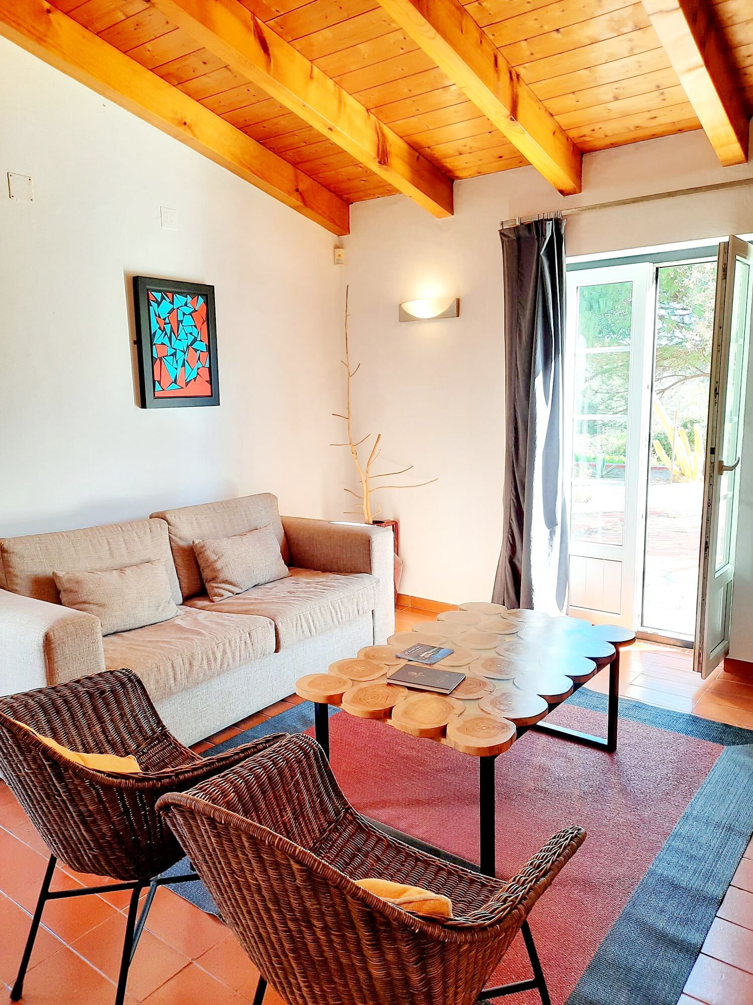 Villa, 1 Bedroom | Living area | 50-inch flat-screen TV with satellite channels, TV