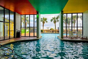 Indoor pool, outdoor pool