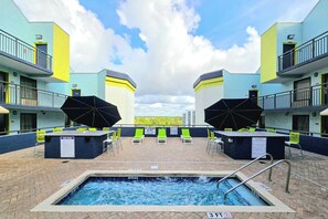 Indoor pool, outdoor pool