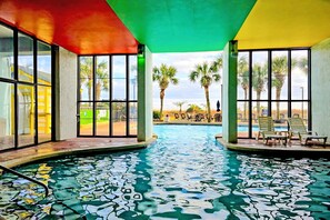 Indoor pool, outdoor pool