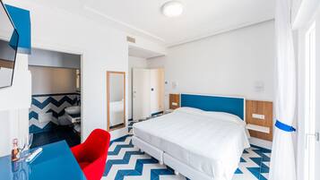 Down duvets, minibar, in-room safe, desk