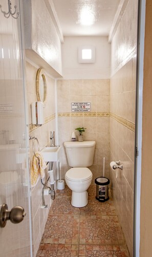 Haartrockner, Handtücher, Seife, Shampoo