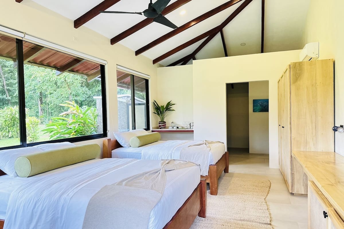 Agujas Rainforest Suite | Egyptian cotton sheets, premium bedding, Select Comfort beds
