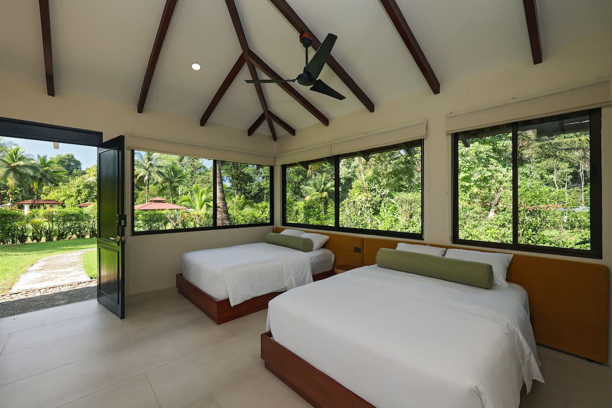 Carate Rainforest Villa | Egyptian cotton sheets, premium bedding, Select Comfort beds