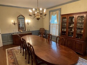 Dining - Beautiful Large Colonial Home in Lexington near USC, Columbia and
Lake Murray. (Lexington)